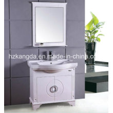 Шкаф для ванной комнаты из массивной древесины / тщета из твёрдой древесины (KD-428)